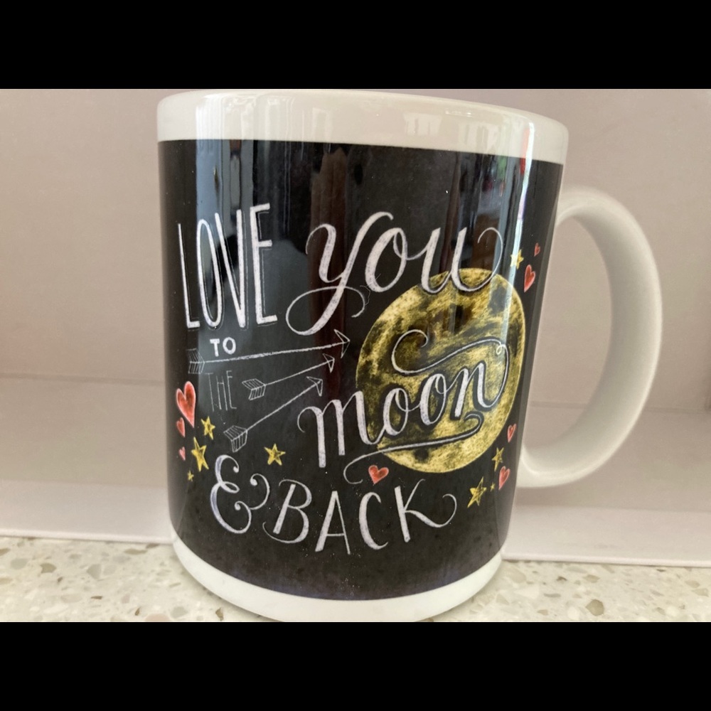 I love you to the moon and back mug